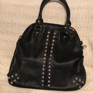 Black Gold Stud Purse